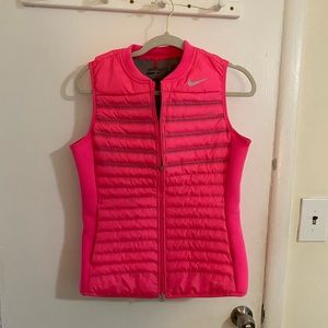 Nike hot pink vented golf vest size medium